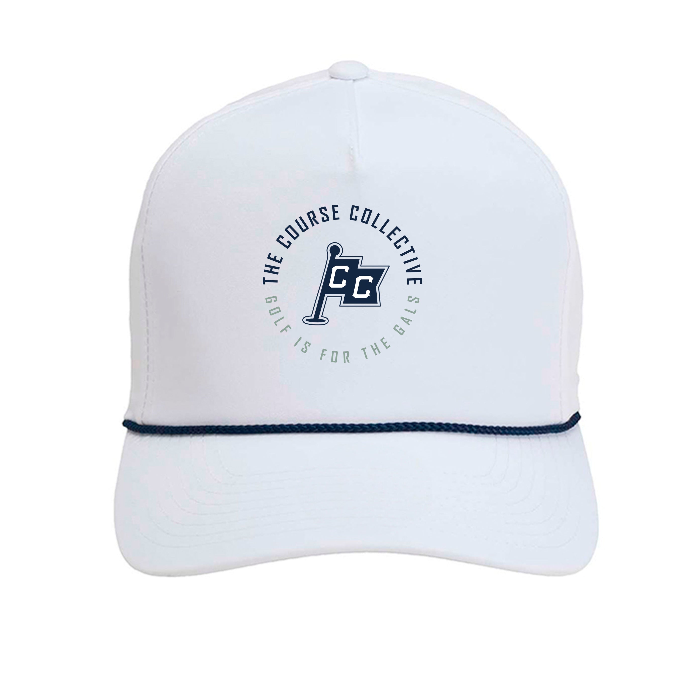 White/ Navy - 5054 - FRONT